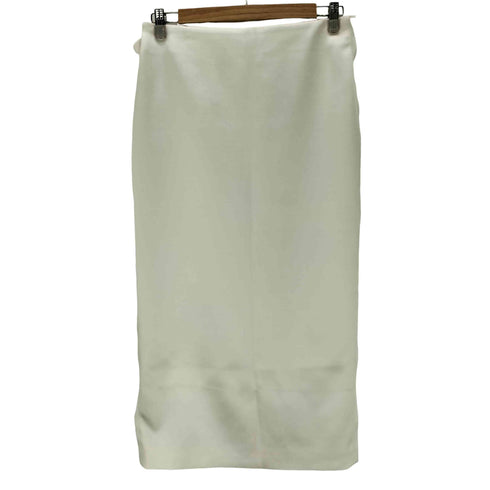 ザラ ZARA ZW COLLECTION スリット入りサテンスカート レディース S