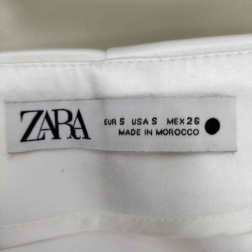ザラ ZARA ZW COLLECTION スリット入りサテンスカート レディース S