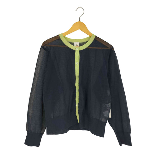 ロクビューティーアンドユースユナイテッドアローズ 6 BEAUTY & YOUTH UNITED ARROWS SHEER COLOR RIB CARDIGAN レディース