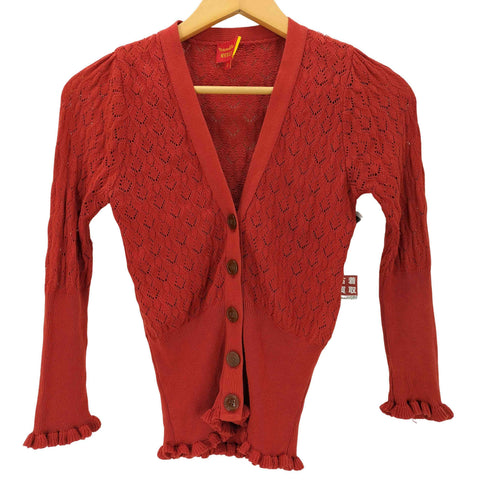 ヴィヴィアンウエストウッドレッドレーベル Vivienne Westwood RED LABEL レースリブカーディガン レディース 2