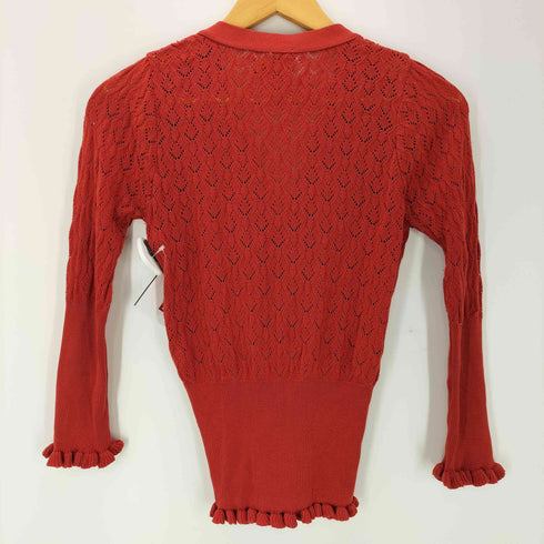 ヴィヴィアンウエストウッドレッドレーベル Vivienne Westwood RED LABEL レースリブカーディガン レディース 2