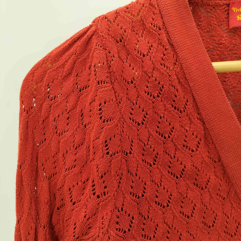 ヴィヴィアンウエストウッドレッドレーベル Vivienne Westwood RED LABEL レースリブカーディガン レディース 2