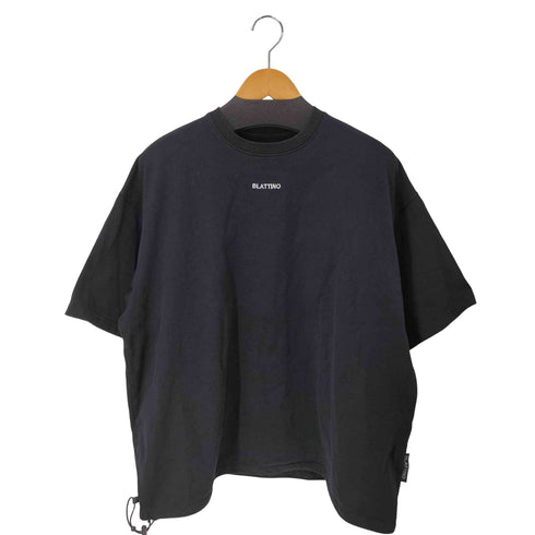 BLATTINO ロゴ刺繍 クロップドS/S TEE ドロスト メンズ JPN:1
