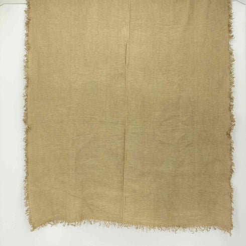 アソースメレ asauce meler リネン 大判 フリンジ ストール レディース