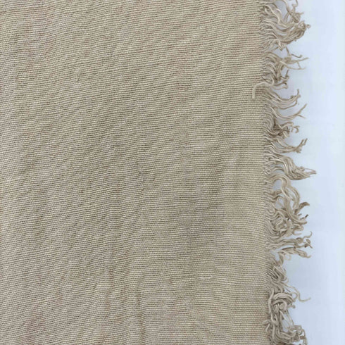 アソースメレ asauce meler リネン 大判 フリンジ ストール レディース