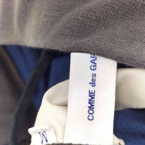 コムデギャルソンシャツ COMME des GARCONS SHIRT 2005AW フランス製 コットンポリ サイドロゴプリント イージースウェットパンツ メンズ JPN:M