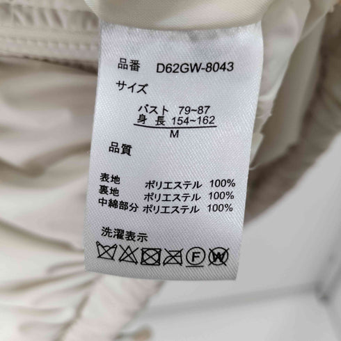 フィフス FIFTH 中綿ショートダウンコート 中綿ジャケット ドローコード レディース import:M