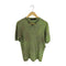 バーニーズニューヨーク BARNEYS NEWYORK イタリア製 コットンレーヨン S/S Vネックニット メンズ import:M
