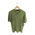 バーニーズニューヨーク BARNEYS NEWYORK イタリア製 コットンレーヨン S/S Vネックニット メンズ import:M