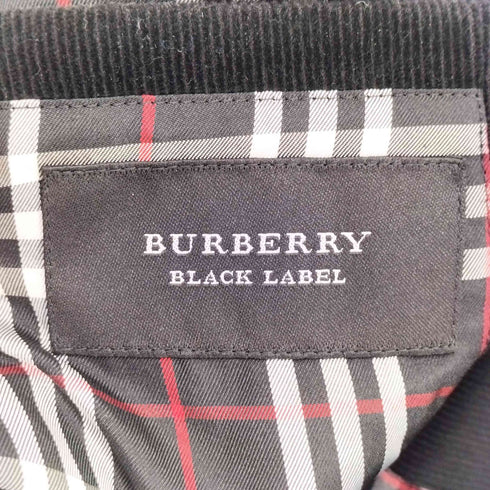 バーバリーブラックレーベル BURBERRY BLACK LABEL 裏地ノバチェック3Bコーデュロイテーラードジャケット ノヴァチェック メンズ import:L