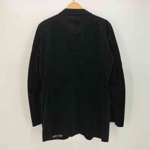 バーバリーブラックレーベル BURBERRY BLACK LABEL 裏地ノバチェック3Bコーデュロイテーラードジャケット ノヴァチェック メンズ import:L