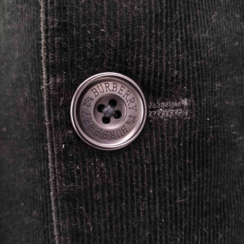 バーバリーブラックレーベル BURBERRY BLACK LABEL 裏地ノバチェック3Bコーデュロイテーラードジャケット ノヴァチェック メンズ import:L