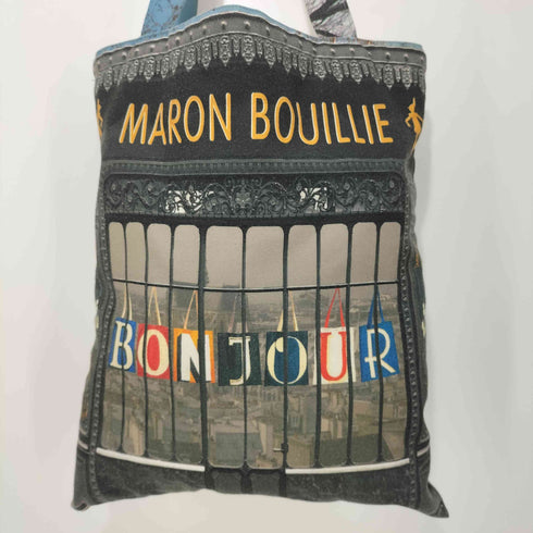 maron bouillie 総柄トートバッグ レディース