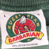 バーバリアン BARBARIAN DAVIDカレッジプリントクルーネックスウェット メンズ JPN:L