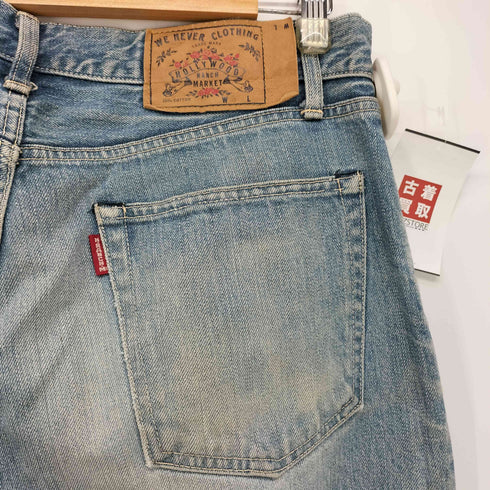 ハリウッドランチマーケット HOLLYWOOD RANCH MARKET テーパードデニムパンツ メンズ 32