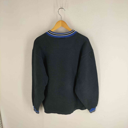 チャンピオン Champion AUTHENTIC ATHLETIC APPAREL メキシコ製 ロゴ刺繍 Vネック フリースプルオーバー メンズ import:M
