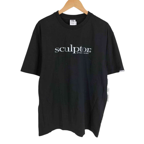 スカルプター SCULPTOR Metallic Serif Logo Tee メンズ import:L