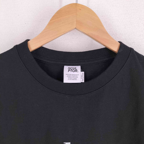 スカルプター SCULPTOR Metallic Serif Logo Tee メンズ import:L