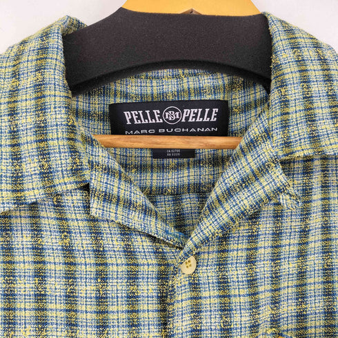 ペレペレ pelle pelle S/S チェック 開襟シャツ メンズ JPN:XL
