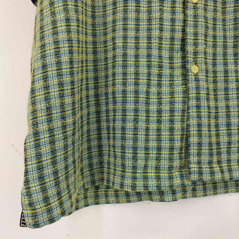 ペレペレ pelle pelle S/S チェック 開襟シャツ メンズ JPN:XL
