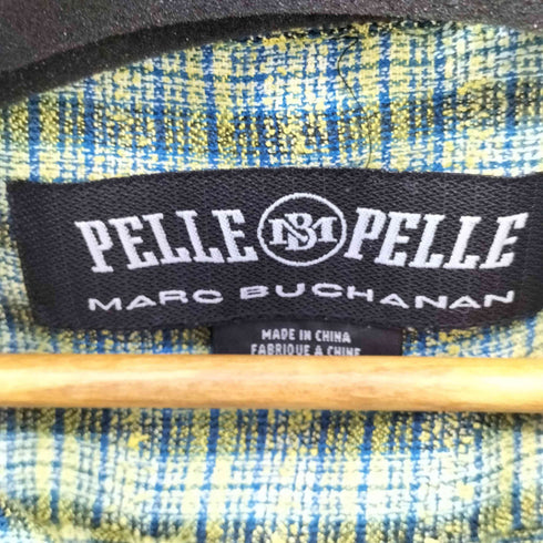 ペレペレ pelle pelle S/S チェック 開襟シャツ メンズ JPN:XL