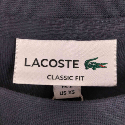 ラコステ LACOSTE フロントボーダーバックプリントTシャツ メンズ import:XS