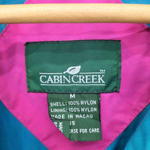 CABIN CREEK フロントパネルスナップデザインナイロンジャケット メンズ import:M
