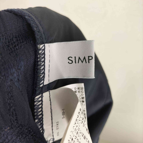 シンプリシテェ SIMPLICITE 花柄 ジャガード ワイドパンツ レディース FREE