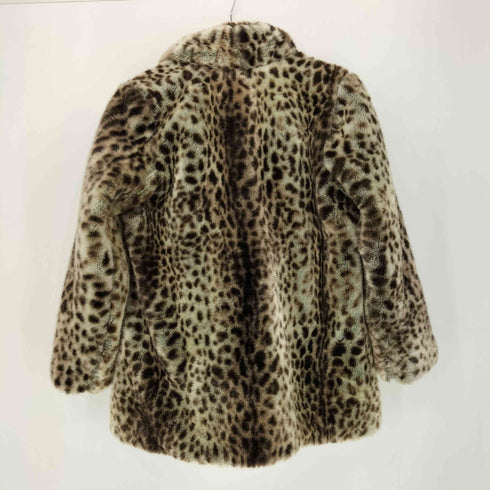 ザラ ZARA レオパード柄 フェイクファーコート レディース JPN:XS