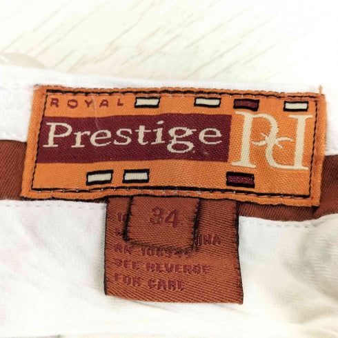 ROYAL Prestige 2タック リネン ワイドパンツ メンズ 34