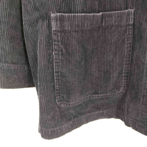 ドレスバーン DRESSBARN 裏地チェック柄 コーデュロイシャツジャケット メンズ