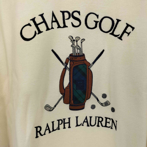 チャップスラルフローレン CHAPS RALPH LAUREN ロゴ 刺繍 ニット セーター メンズ JPN:M