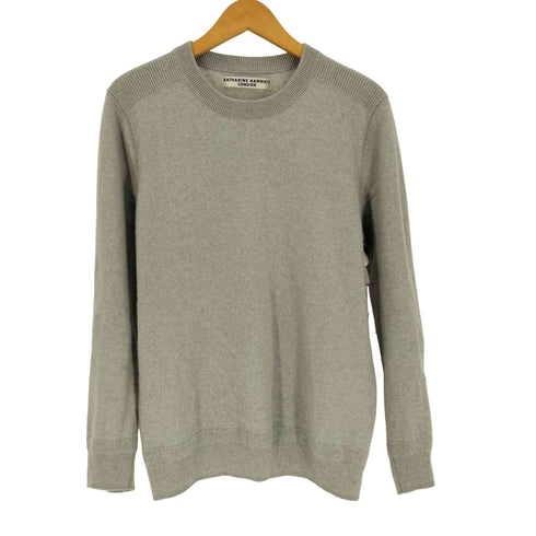 キャサリンハムネットロンドン KATHARINE HAMNETT LONDON カシミヤ クルーネックニット セーター メンズ import:L