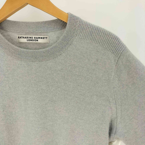 キャサリンハムネットロンドン KATHARINE HAMNETT LONDON カシミヤ クルーネックニット セーター メンズ import:L