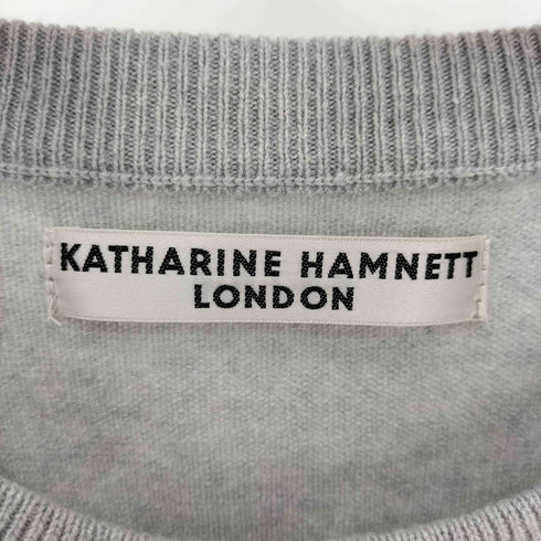 キャサリンハムネットロンドン KATHARINE HAMNETT LONDON カシミヤ クルーネックニット セーター メンズ import:L