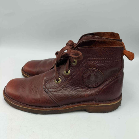クラークスオリジナルズ Clarks ORIGINALS ロゴ型押し シボ革 レザーチャッカブーツ メンズ UK:9.5G