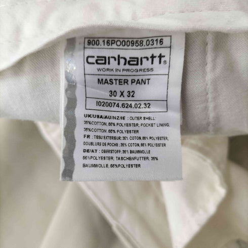 カーハートワークインプログレス Carhartt WIP MASTER PANT メンズ 30×32