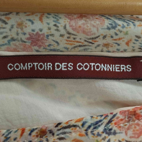 コントワーデコトニエ COMPTOIR DES COTONNIERS 裏地レーヨン 総柄 膝丈ワンピース レディース XS/S