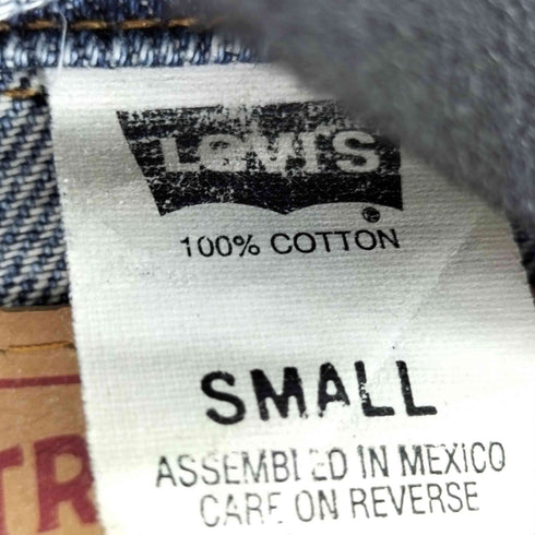 リーバイス Levis 90S 93年製造 メキシコ製 デカパッチ ワイドシルエット デニム トラッカー ジャケット メンズ JPN:S