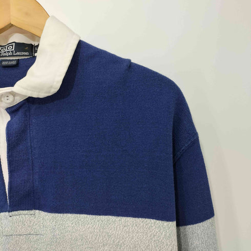 ポロバイラルフローレン Polo by RALPH LAUREN 90S USA製 ラガーシャツ メンズ L