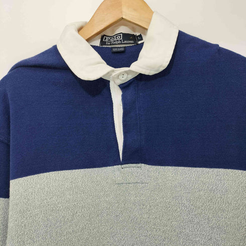 ポロバイラルフローレン Polo by RALPH LAUREN 90S USA製 ラガーシャツ メンズ L