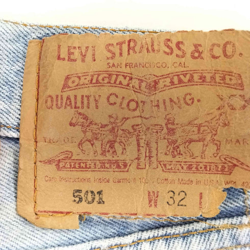リーバイス Levis 90S MADE IN USA 99年製造 501 ボタンフライデニムパンツ メンズ 32