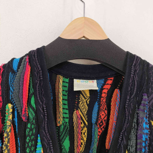 クージー COOGI オーストラリア製 3Dニット カーディガン メンズ import:M