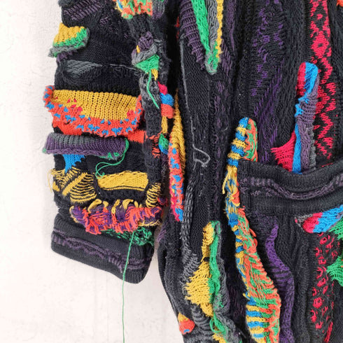 クージー COOGI オーストラリア製 3Dニット カーディガン メンズ import:M