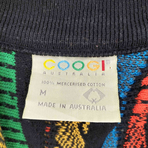 クージー COOGI オーストラリア製 3Dニット カーディガン メンズ import:M
