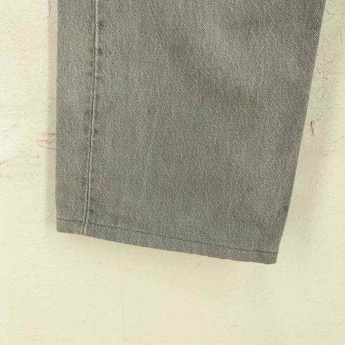リーバイス Levis USA製 ボタン裏532刻印 501 先染め グレー デニムパンツ メンズ 34inch