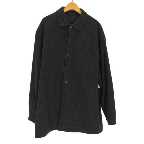 クレイボーン Claiborne 90S ウール フェルト シャツジャケット メンズ import:L