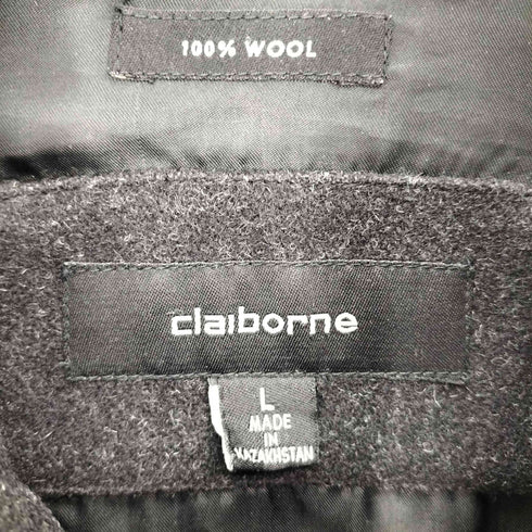 クレイボーン Claiborne 90S ウール フェルト シャツジャケット メンズ import:L