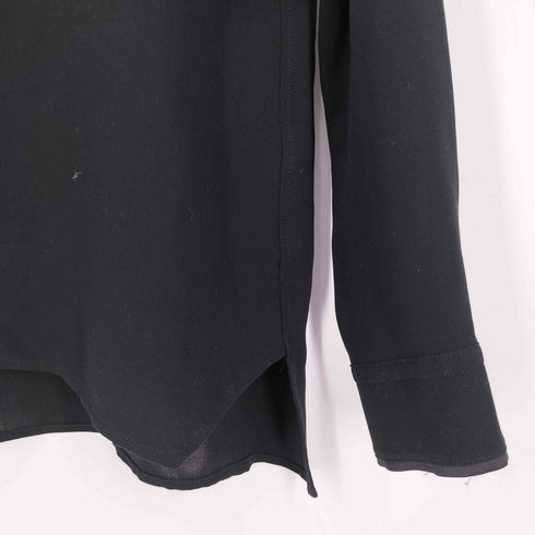イッセイミヤケ ISSEY MIYAKE スタンドカラー比翼シャツ レディース JPN:2