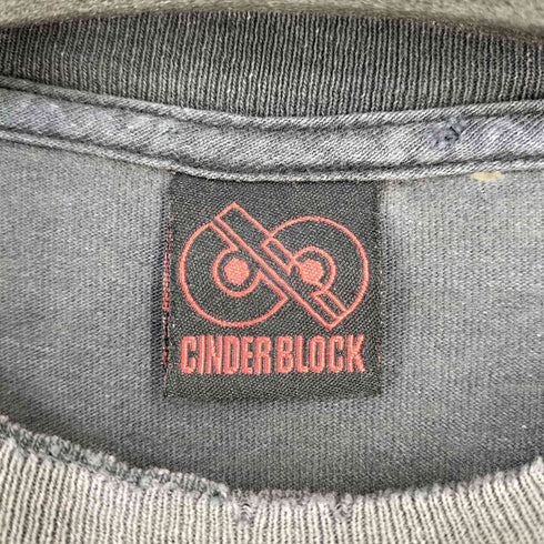 CINDER BLOCK 2001年コピーライト ZERO バンドTシャツ メンズ